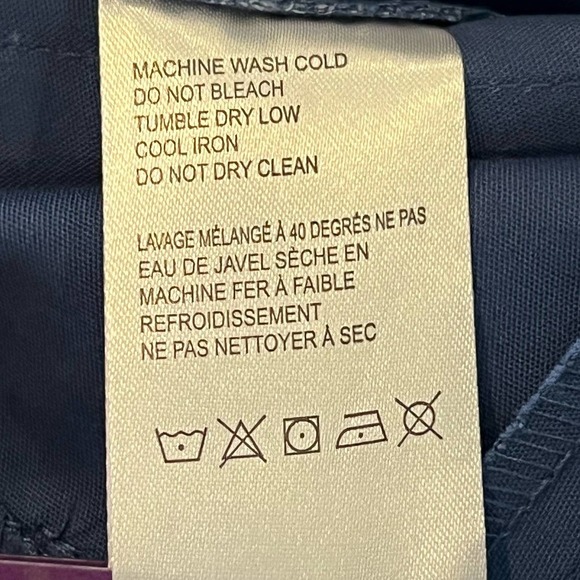 THE PHLUID PROJECT GENDER‎ INCLUSIVE CROSSOVER ANKLE PANT BLUE NWT SIZE SMALL - Picture 13 of 13